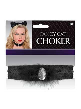 Classic Black Cat Necklace - Main Image