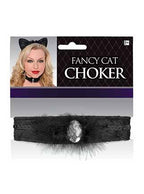 Classic Black Cat Necklace - Main Image