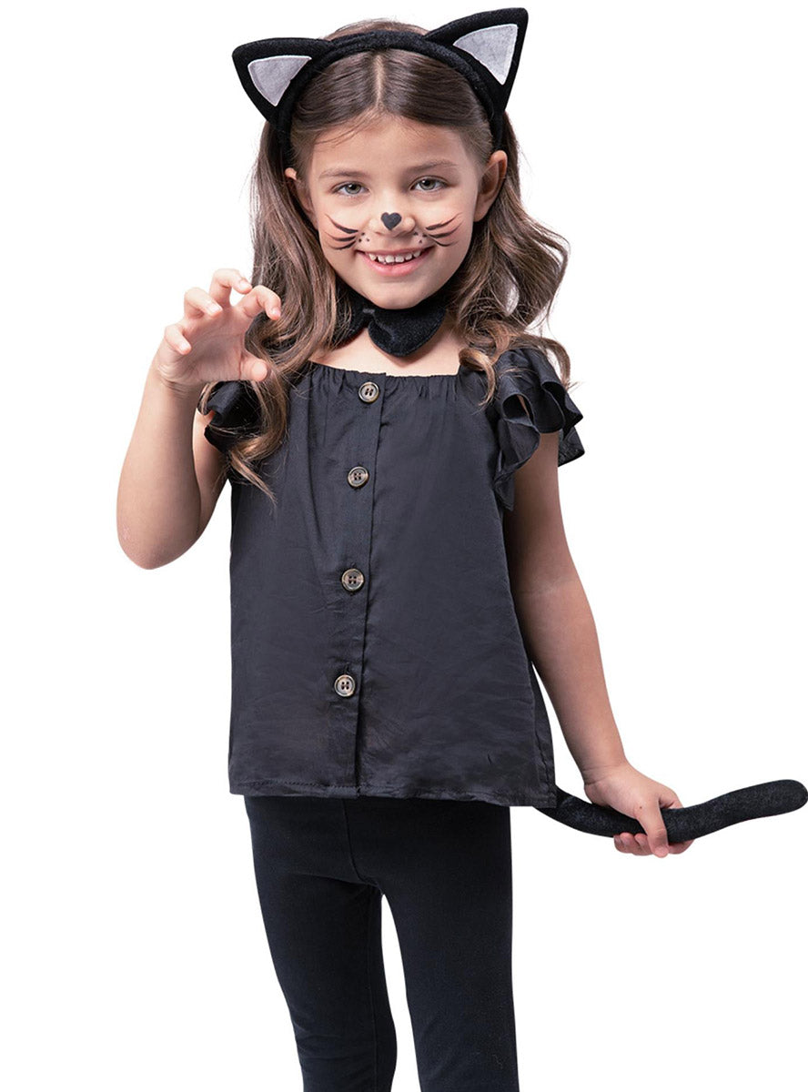 Black Cat Costume Accessory Set - Main image