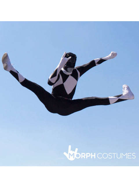 Black Power Ranger Mens Morphsuit Mens - Lifestyle Image