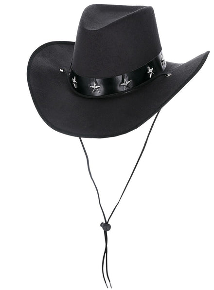 Mens black western costume cowboy hat - Main image