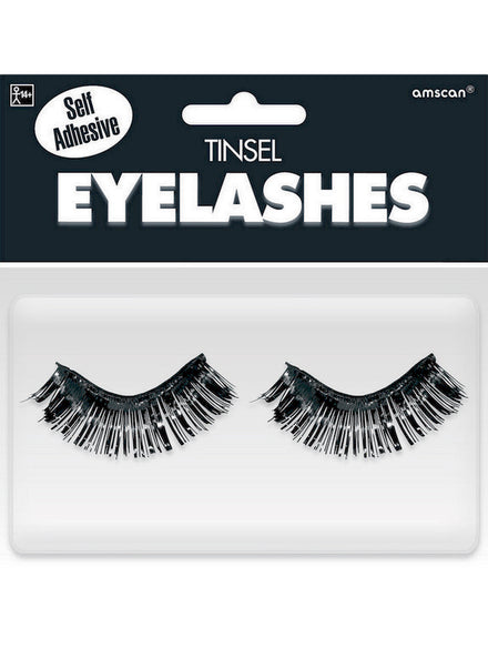 Black Tinsel Eyelashes - Main Image