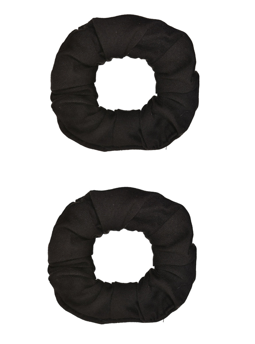 Pack of 2 Black Scrunchies - Main Image
