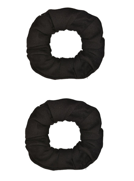Pack of 2 Black Scrunchies - Main Image