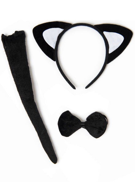 Black Cat Kids Costume Accessory Set - Main Image