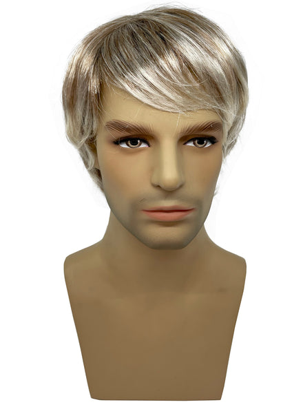 Blonde Surfer Dude Mens 80s costume wig - Main Image