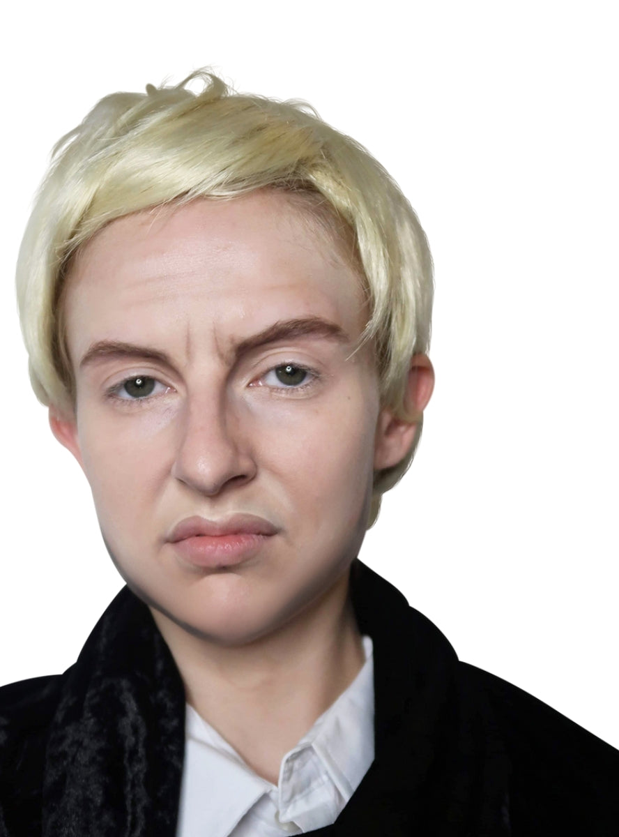 Blonde Wizard Mens Short Costume Wig - Alternative Image