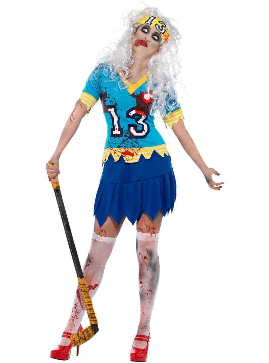 Blood Splattered Halloween Hockey Stick - Alternate Image