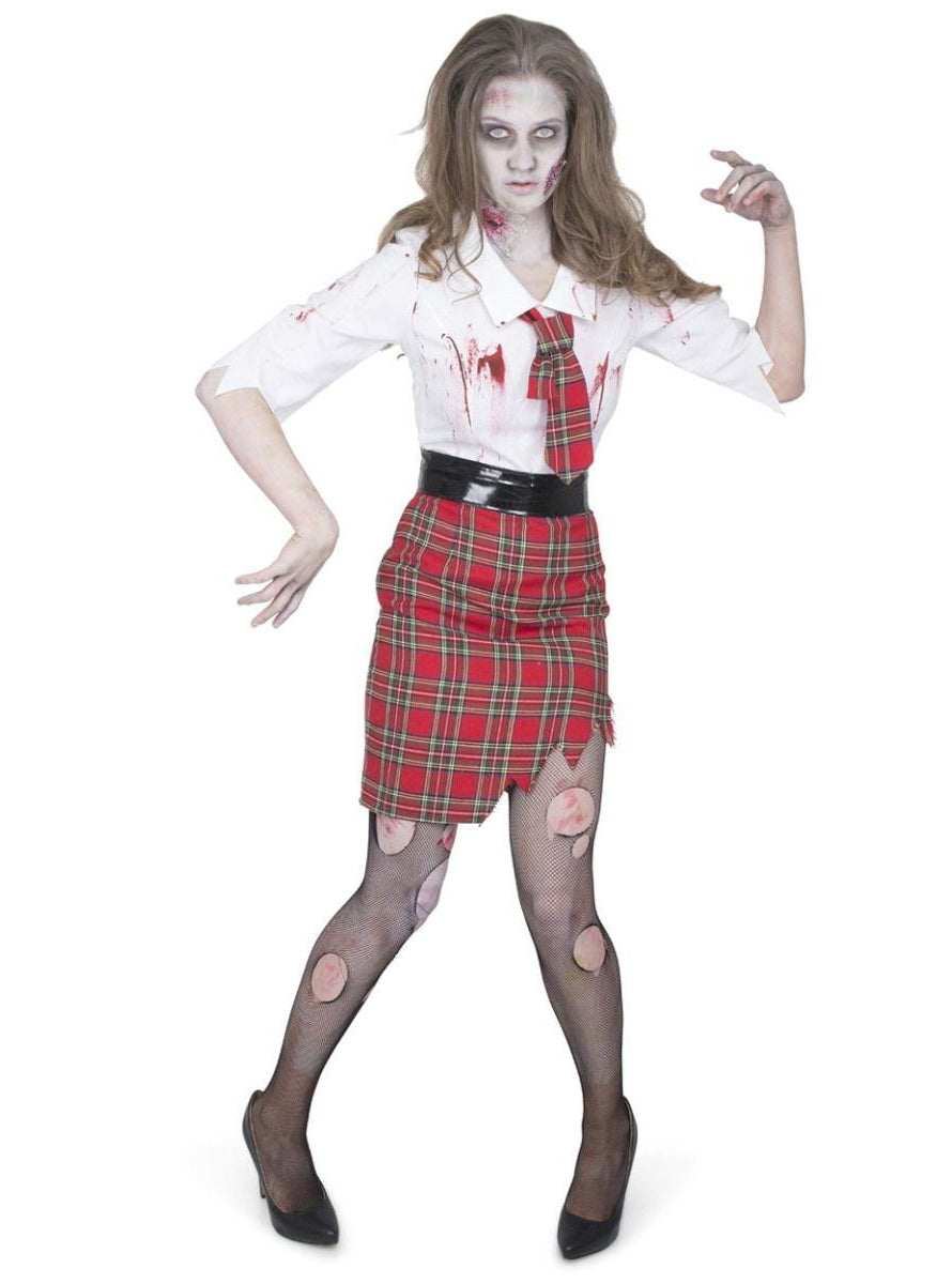 zombie school teacher plus size womens Halloween costume - main image