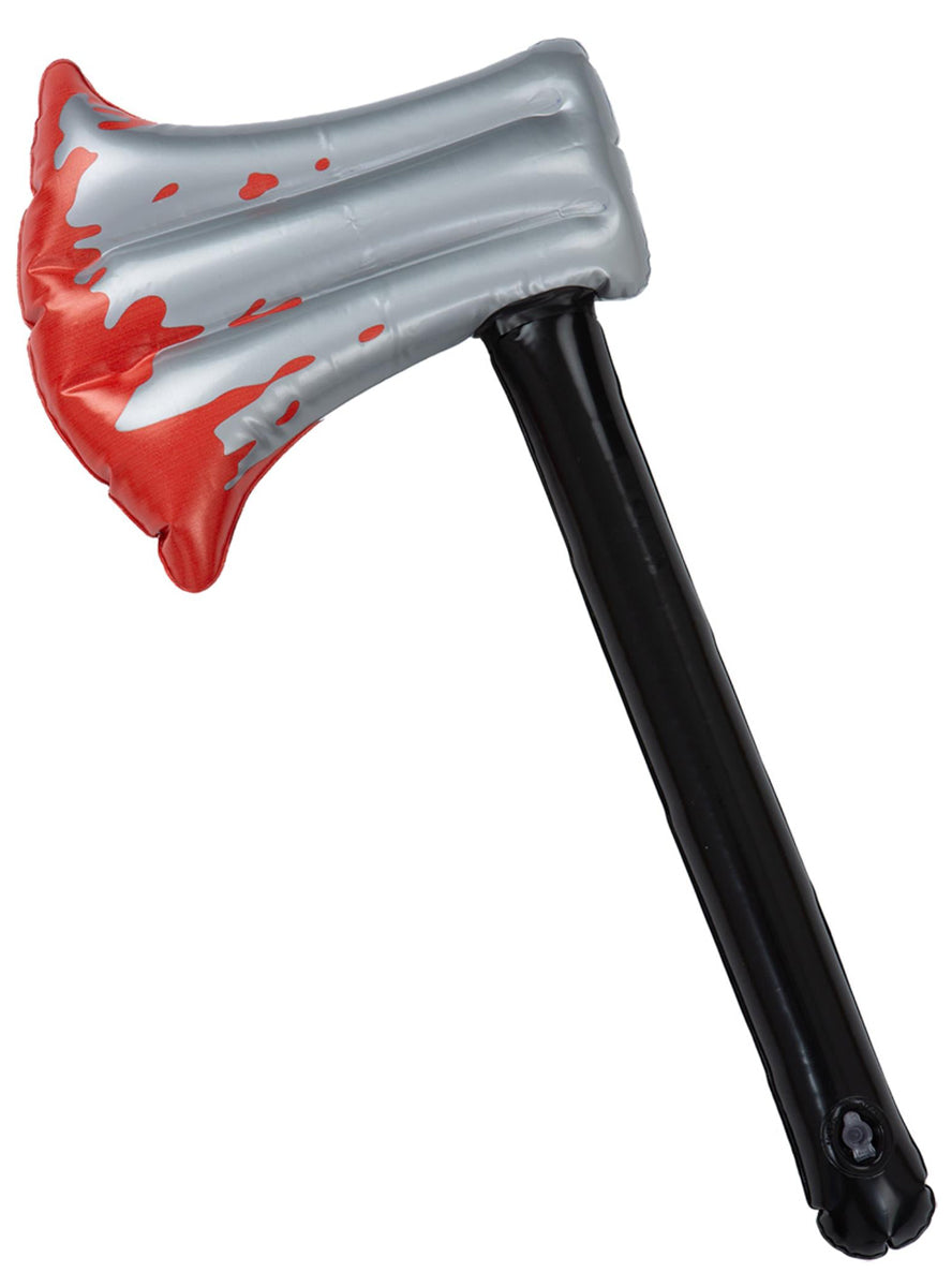 Novelty Blood Splattered Inflatable Halloween Axe - Alternate Image