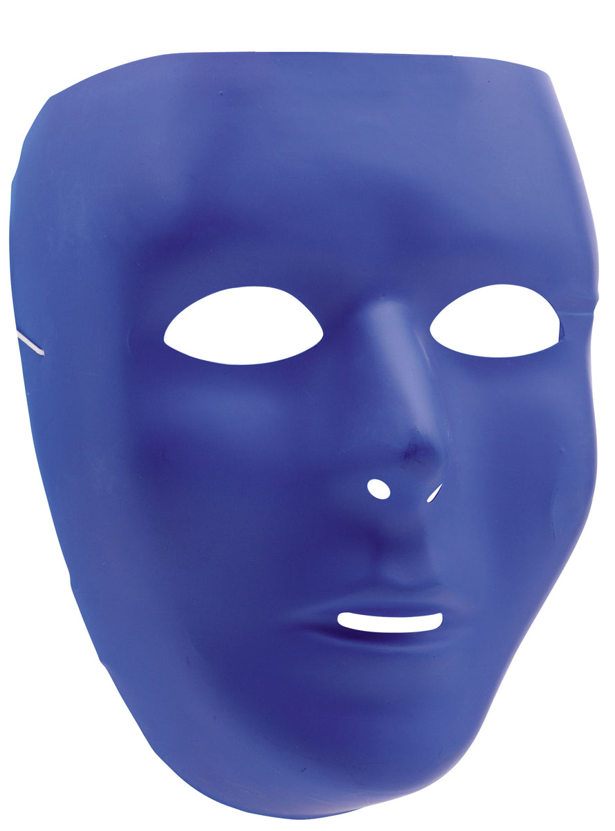 Adults Blue Costume Mask - Main Image
