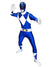 Blue Mens Power Ranger Morphsuit - Main Image 