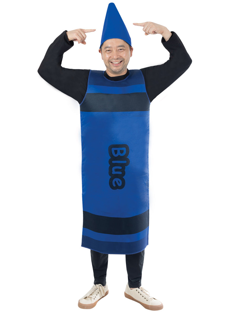 Blue Crayon Adults Book Week Tabard Costume - Main Image