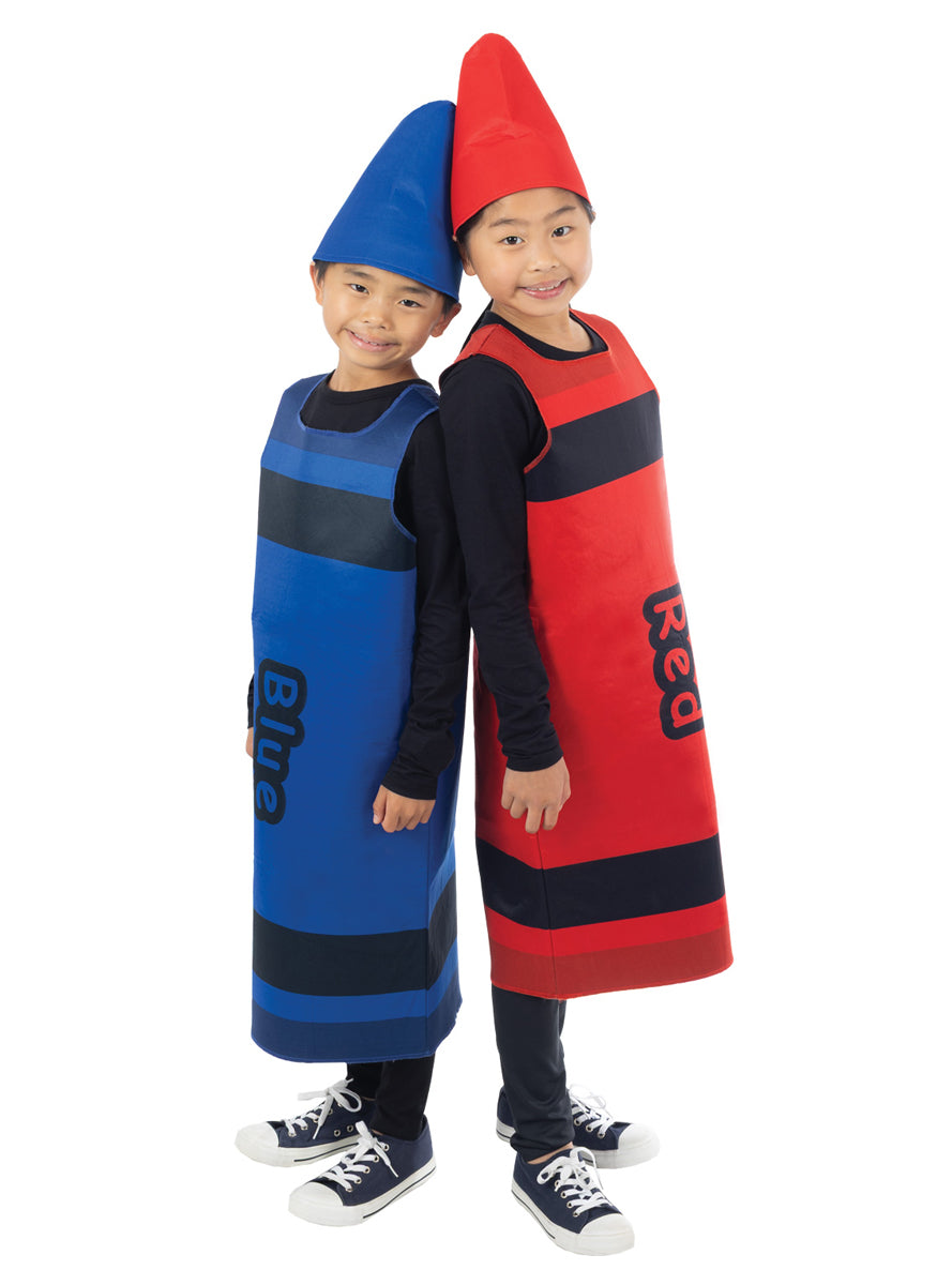 Blue Crayon Kids Book Week Tabard Costume - Group Image