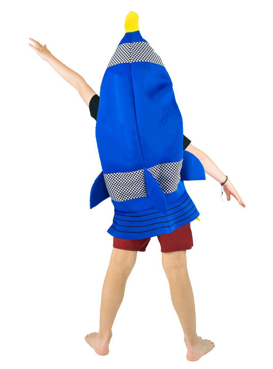 Blue Jet Novelty Kids Foam Costume - Back Image