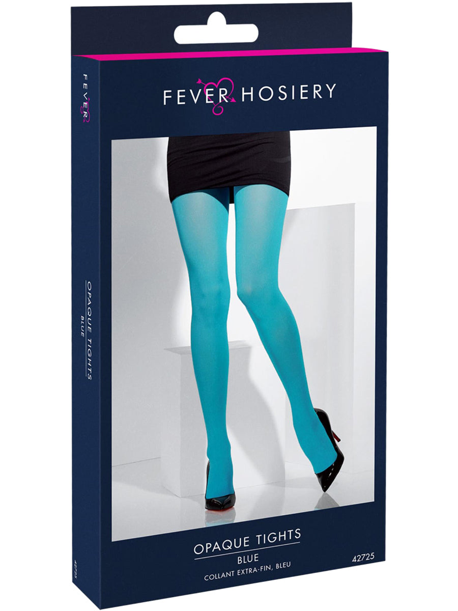Blue Full Length Opaque Stockings for Women - Packaging Image