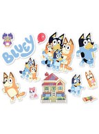 Bluey Party Cut Outs 12 Pack - Main Image