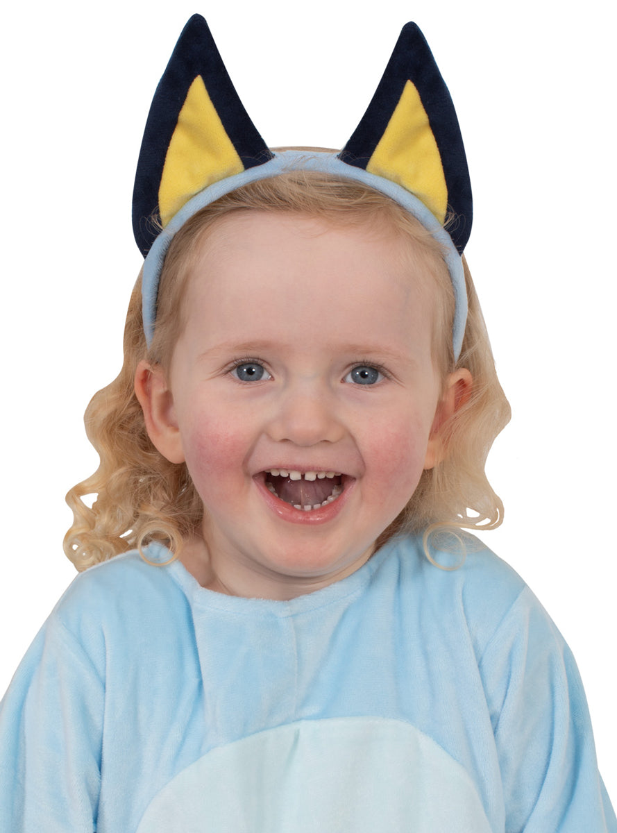 Kids Bluey Blue Character Costume Ears - Alternative Image 3