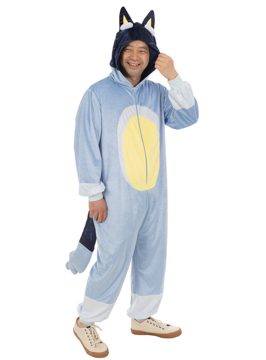 Bluey Deluxe Mens Bandit Costume Onesie - Main Image