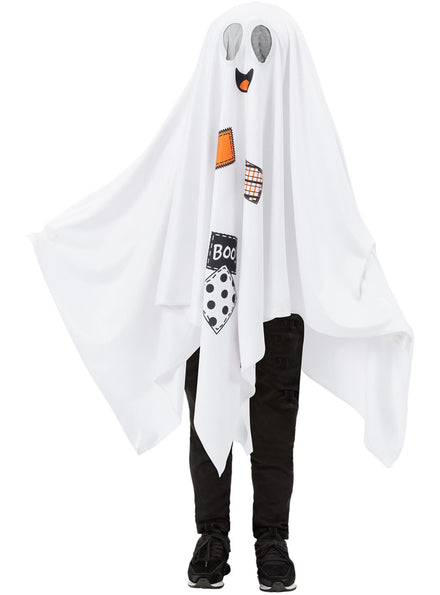 Kids ghost cover halloween costume - Main image