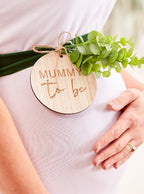 Botanical Baby Mummy to Be Belly Sash - Main Image