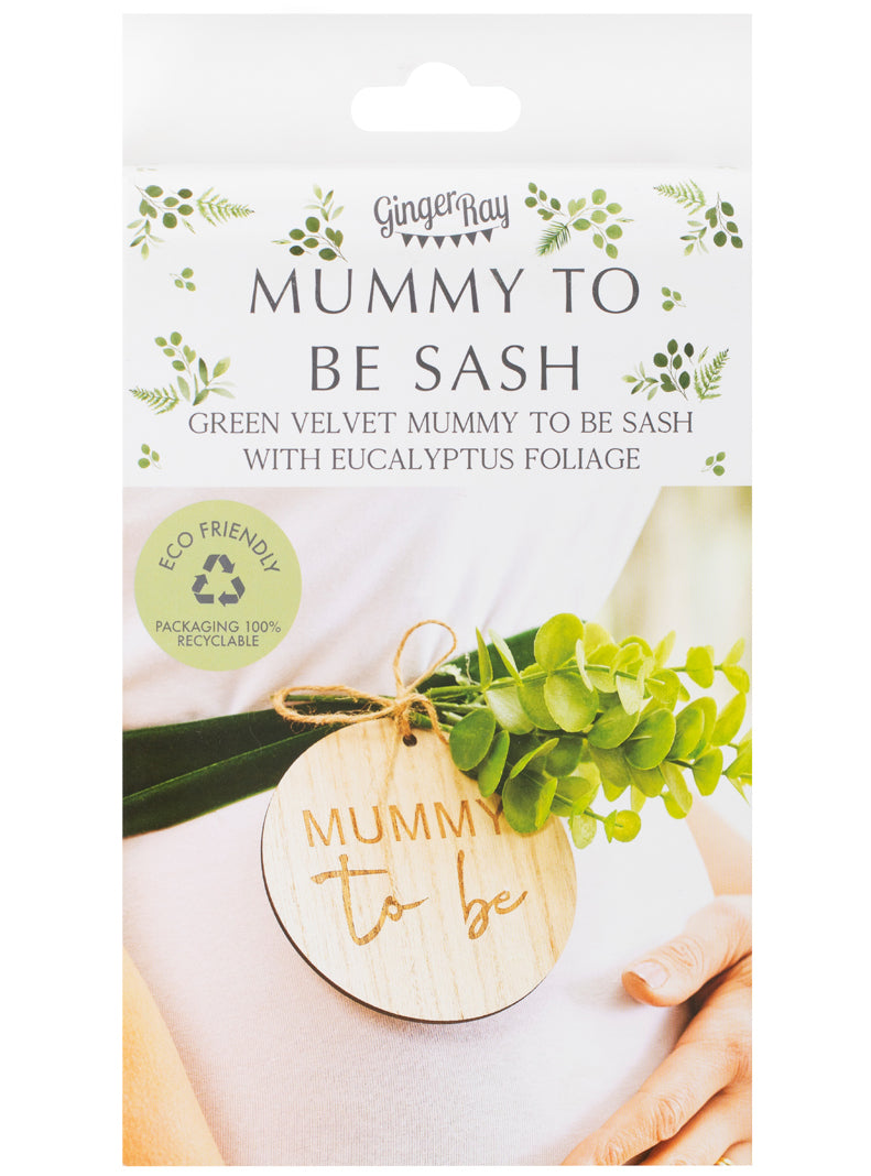 Botanical Baby Mummy to Be Belly Sash - Packaging Image