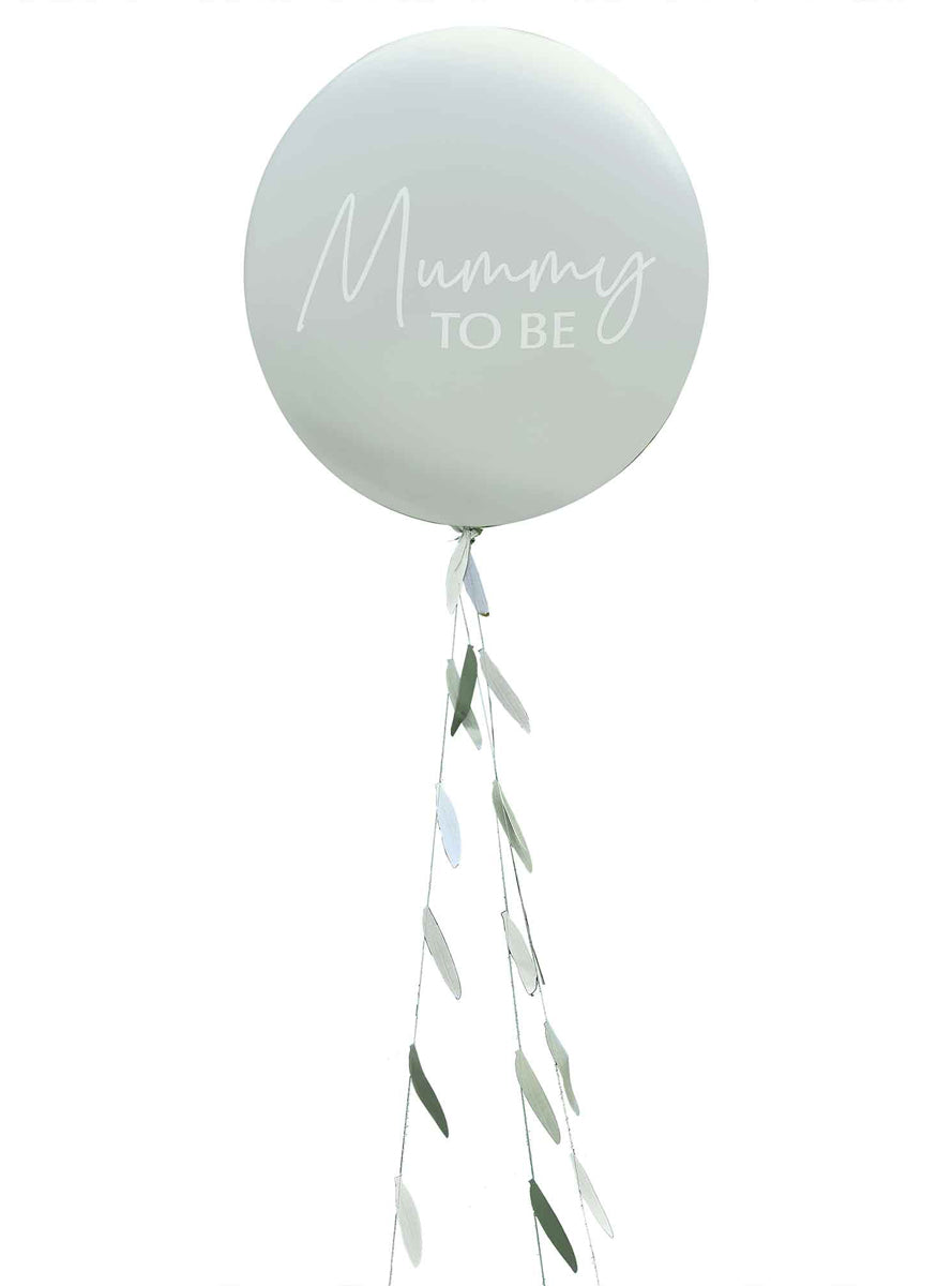 Botanical Baby Mummy to Be Balloon - Main Image