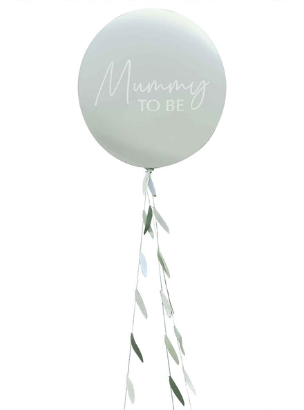 Botanical Baby Mummy to Be Balloon - Main Image