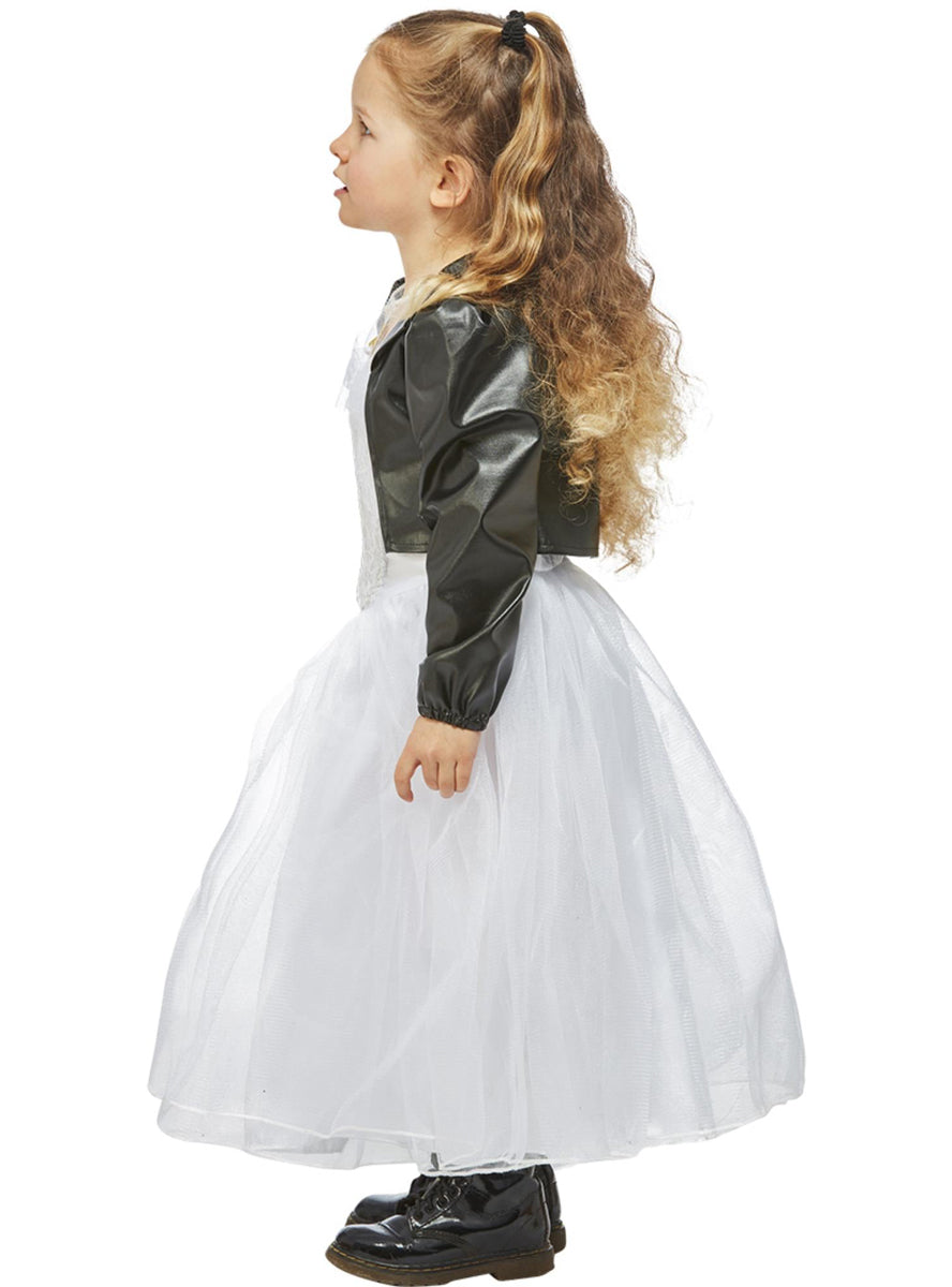 Girls Tiffany bride of chucky killer halloween costume - Side image