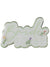 green bridal flower enamel pin - main image
