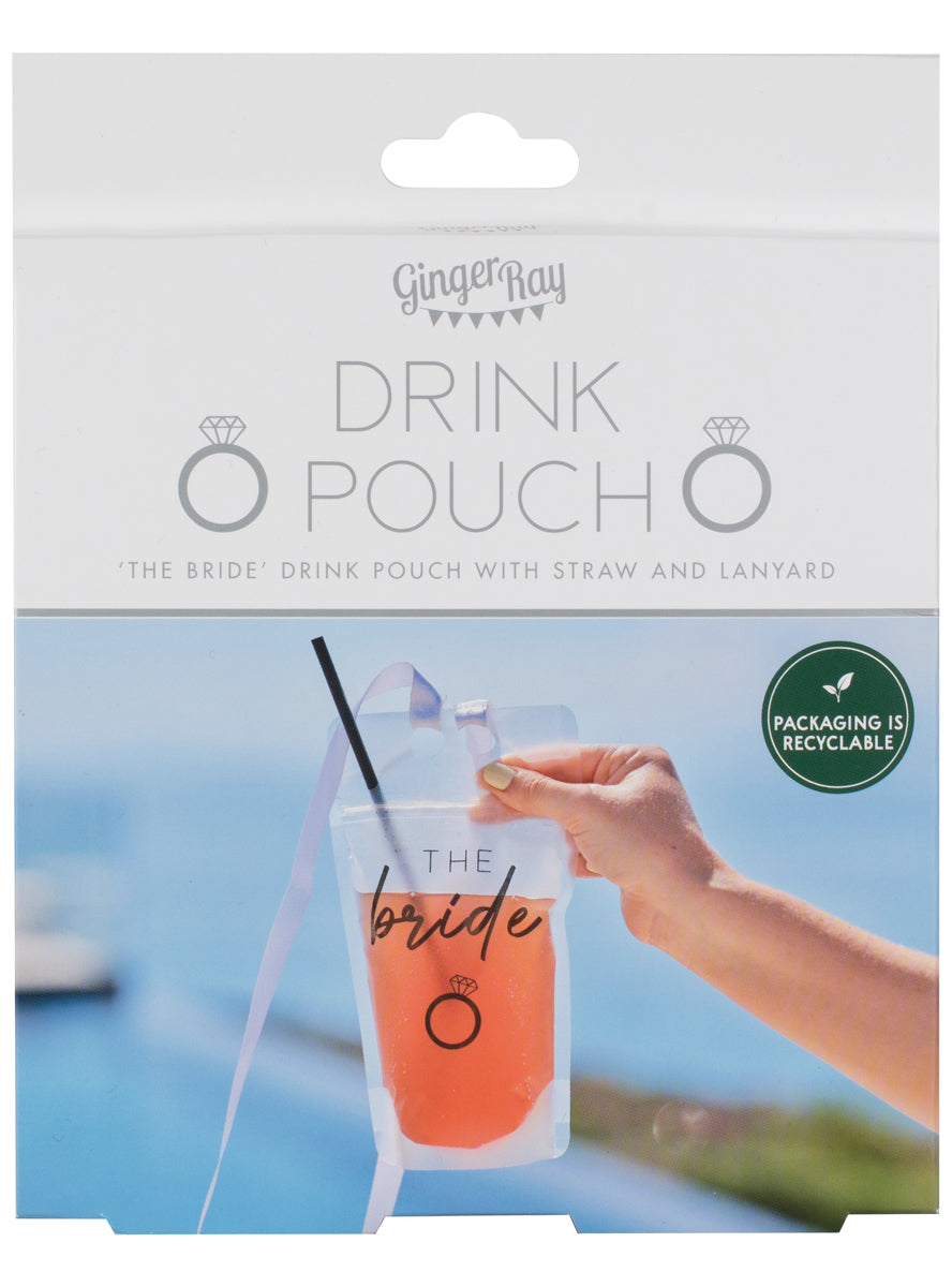 hens night brides party drink pouch - packaging image