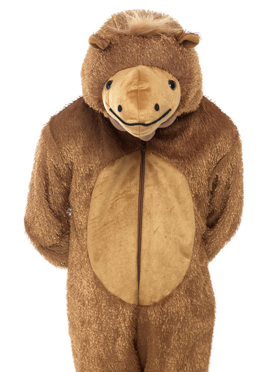 Kids camel animal onesie costume with hood - Hood image