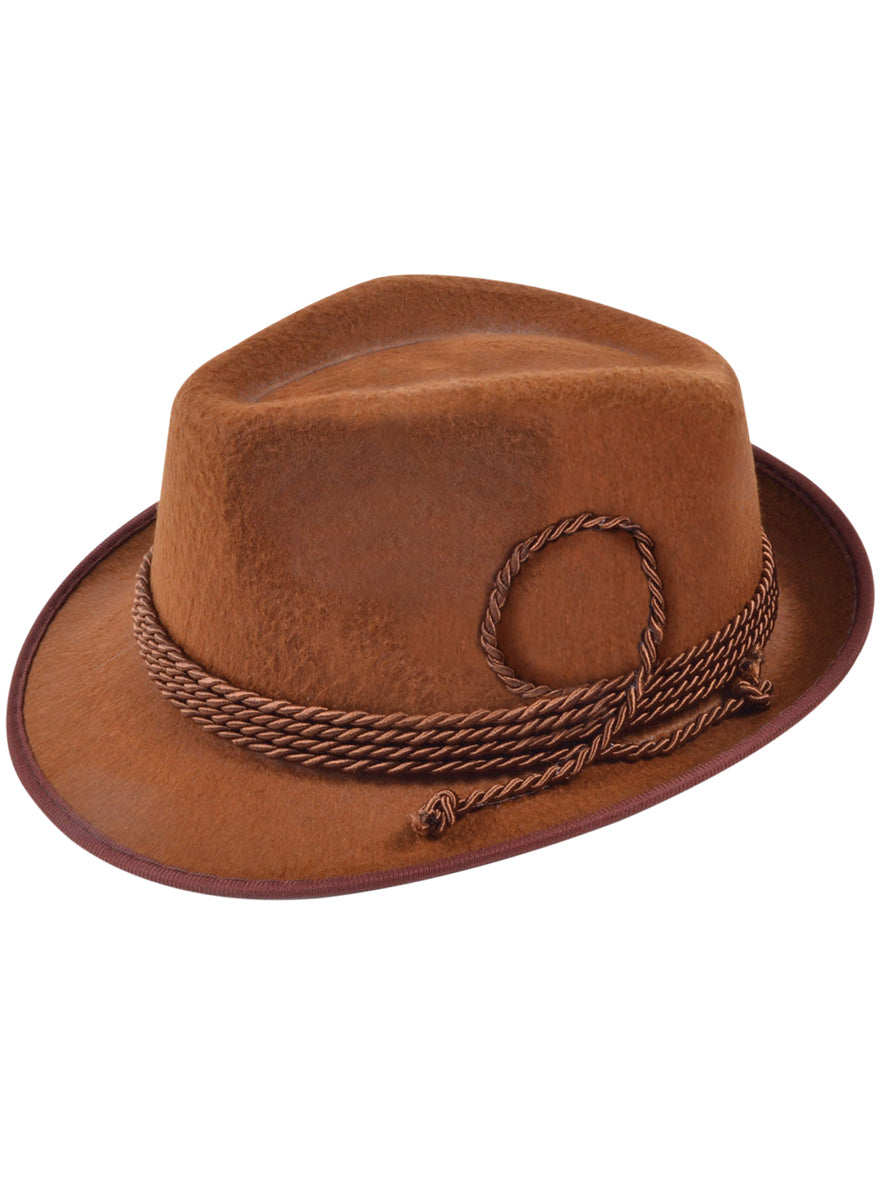 Felt Brown Oktoberfest Hat - Main Image