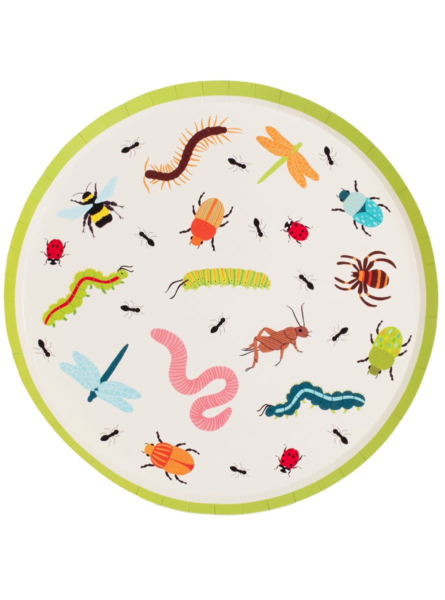 Bugging Out 8 Pack Paper Plates - Main Image
