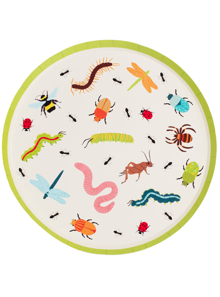 Bugging Out 8 Pack Paper Plates - Main Image