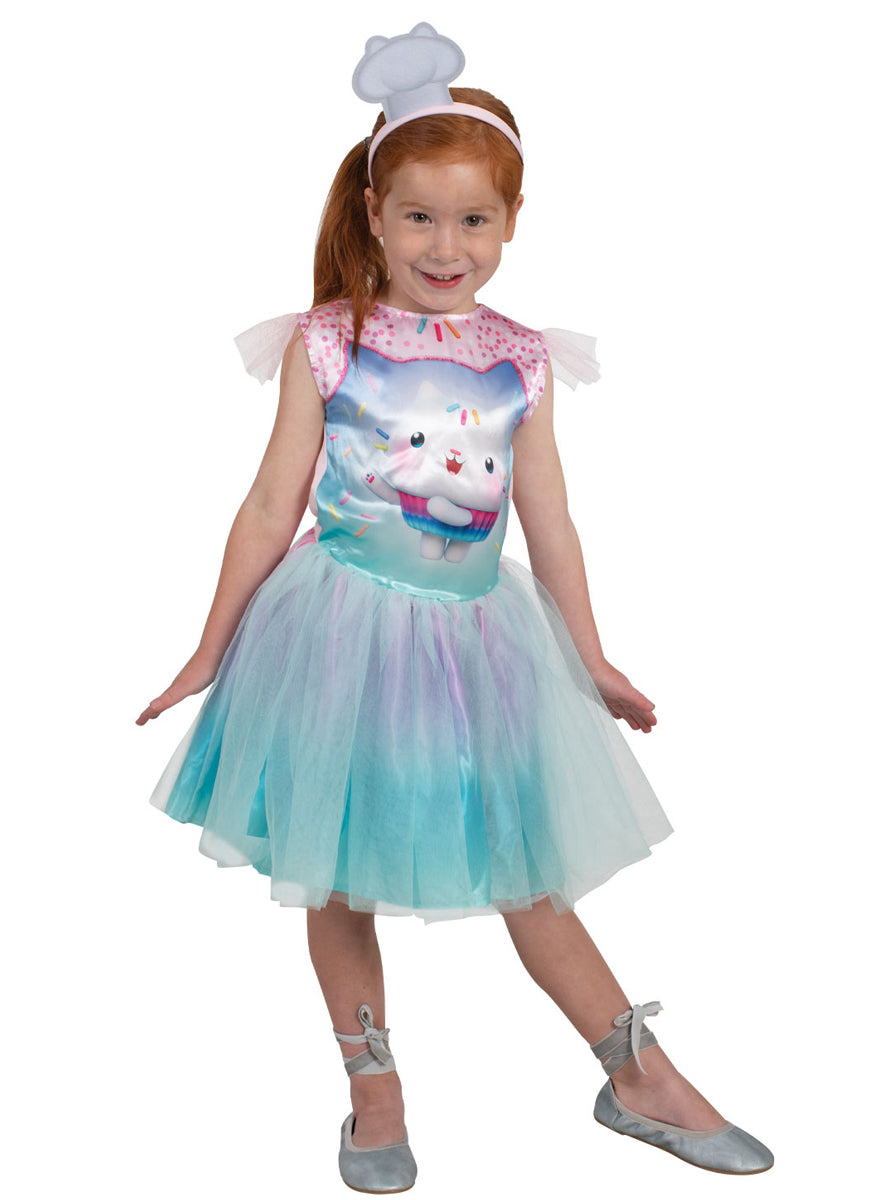 Cakey Cat Girls Gabbys Dollhouse Tutu Costume - Main Image