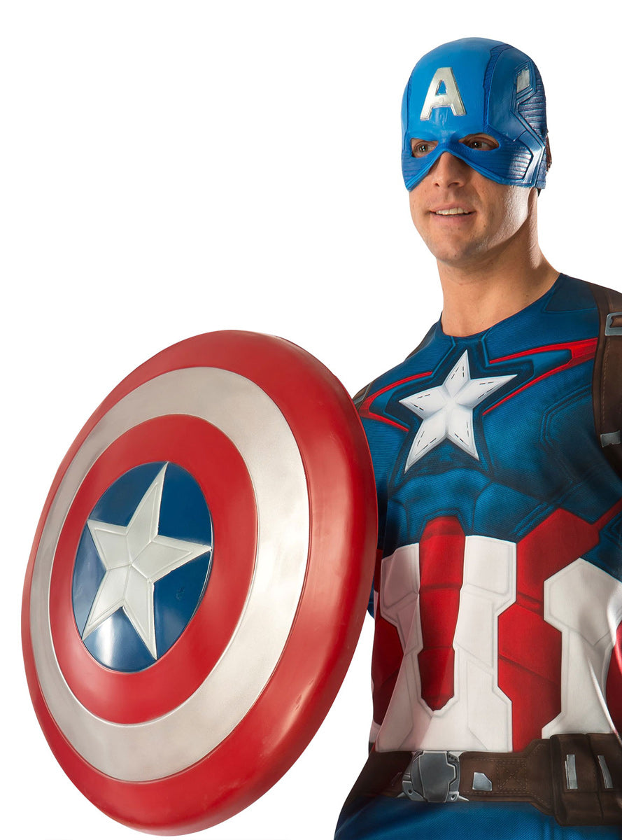 Captain America Large 61cm Superhero Costume Shield - Alternative Image 2