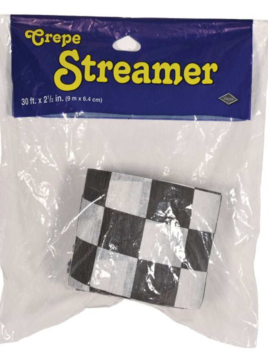 Car Racing Crepe Streamer - Packaging Image