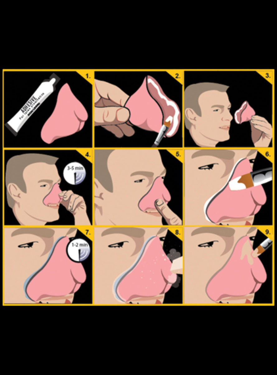Cat Nose Latex Prosthetic Makeup - Instructions Image
