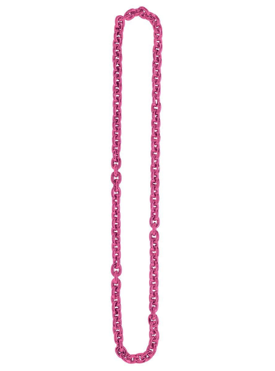 Pink Costume Chain Necklace - Main Image