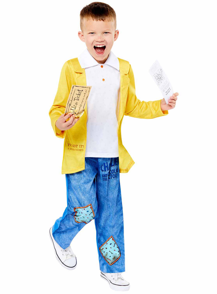 Roald Dahl Charlie Bucket Boys Book Week Costume - Alternative Image 1
