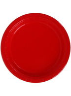 Large 23cm Cherry Red 20 Pack Paper Plates - Main Image