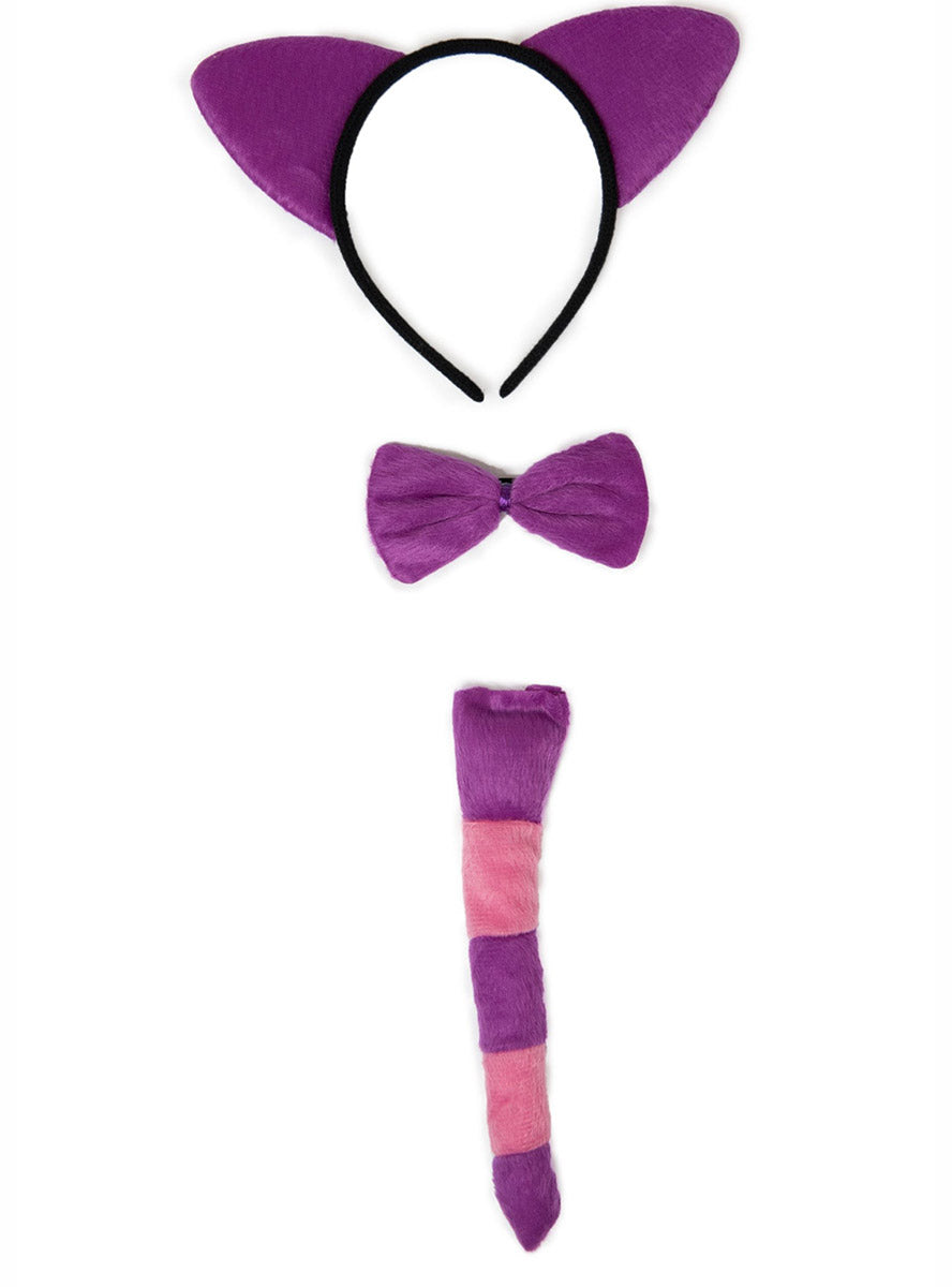 Image of Cheshire Cat Kids Ears and Tail Accessory Set