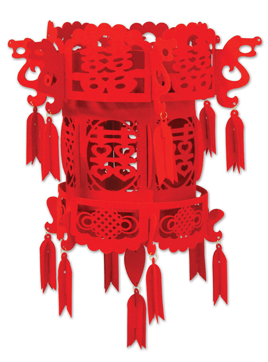 Chinese New Year Red 45cm Palace Lantern Decoration