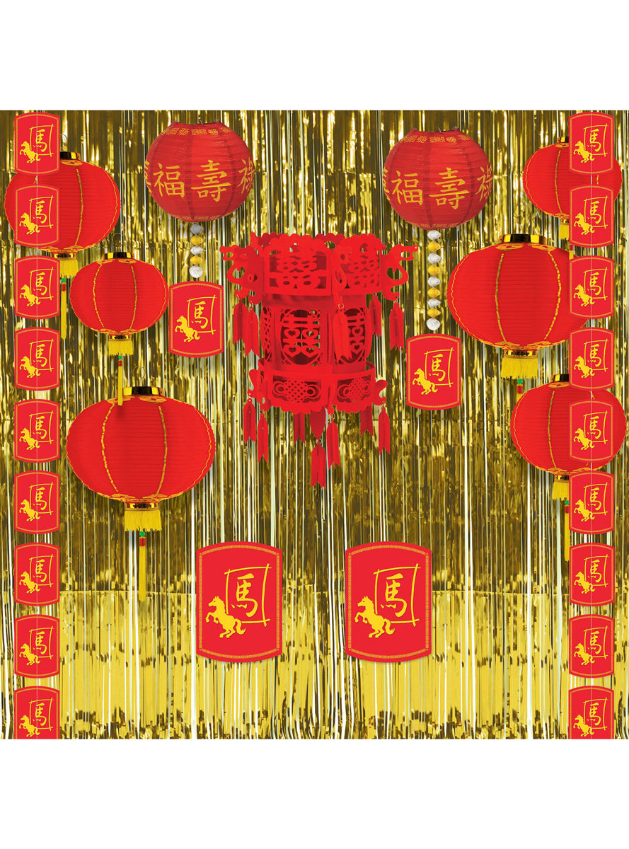 Chinese New Year Of The Horse 2m Long Stringer Decoration — Lifestyle Image