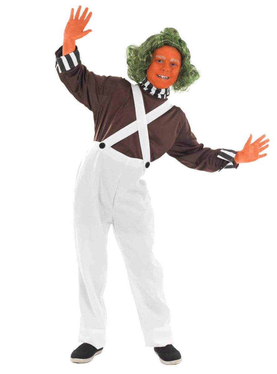Oompa Loompa Boys Book Week Costume - Main Image
