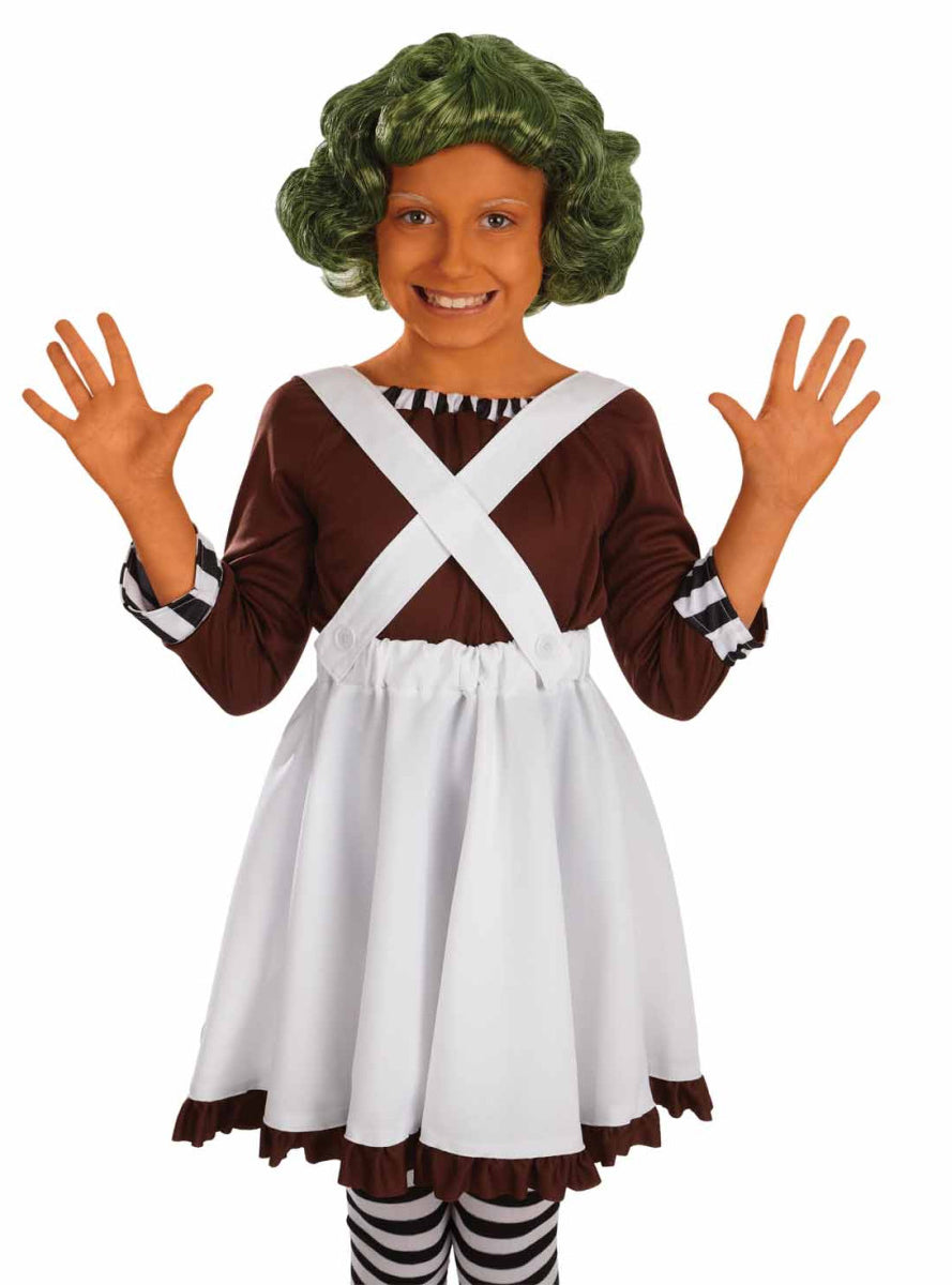 Oompa Loompa Girls Book Week Costume - Close Image
