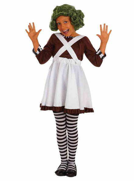Oompa Loompa Girls Book Week Costume - Main Image