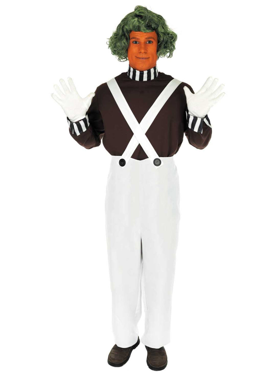 Oompa Loompa Mens Book Week Costume - Main Image
