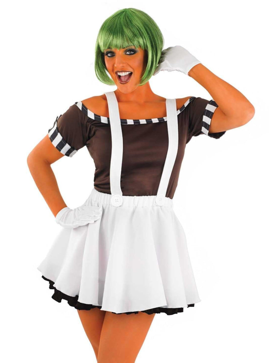 Oompa Loompa Womens Sexy Costume - Close Image